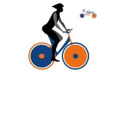 Fahrradfahrer Danube