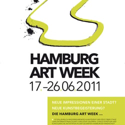 Anzeige zur Hamburg Art Week