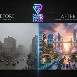 Bildbearbeitung / Compositing – Demonstrationsprojekt