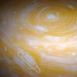 The Space/Far Worlds/Ferne Welten - Wandmalerei 9