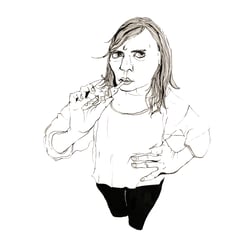 Tusche Portrait