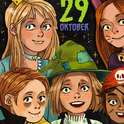 Postkarte Halloween