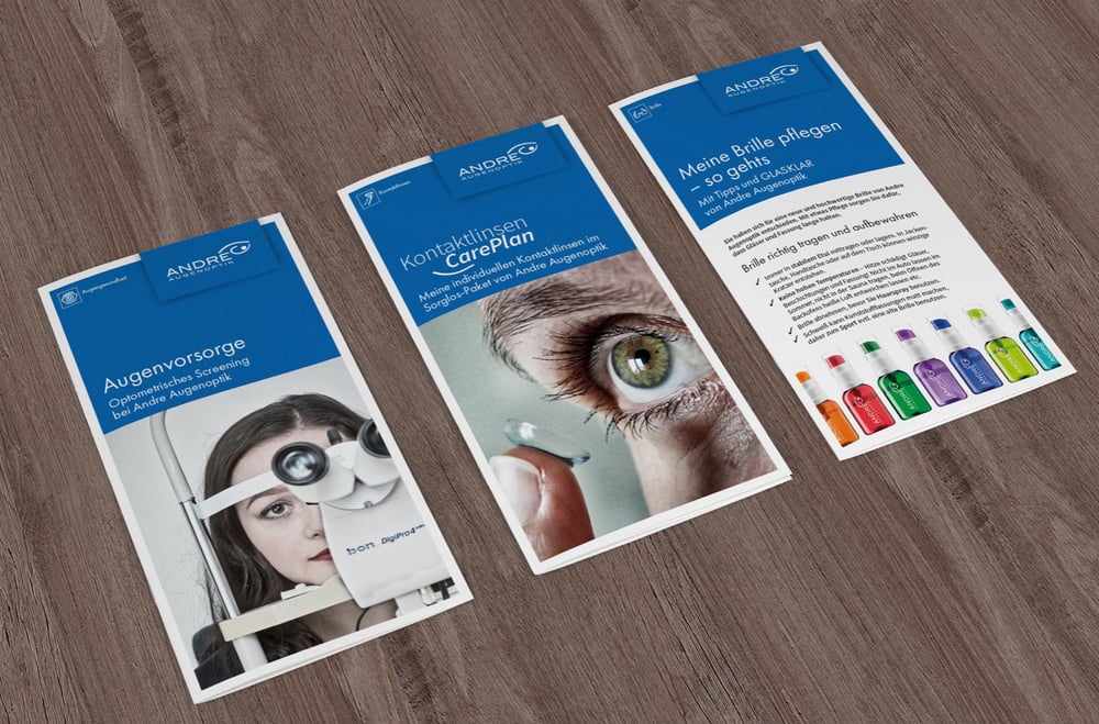 Infoflyer Optiker