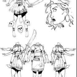 Mantra Comic Book Kali Design 1