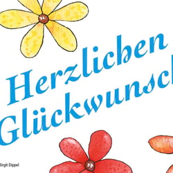 „Herzlichen Glückwunsch“ Briefmarke