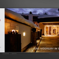 Website eines schweizer 5-Sterne-Hotels.