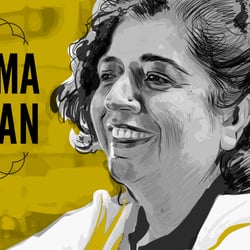 illustration cook concern: Asma Khan