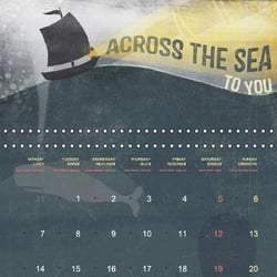 Love and Joy / (Monthly calendar, 14 pages)