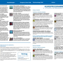 Flyer für die Patchworkmesse 2018 Seite 2