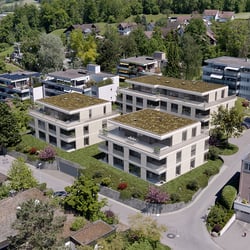 Überbauung Vogelperspektive