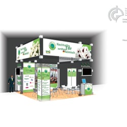 PlusPlants, Entwurf Messestand