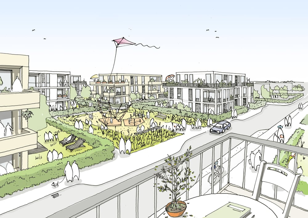 Nachbarschaft neue Balkon