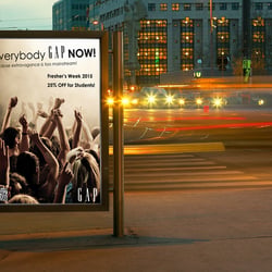 Plakat (Kampagne GAP Clothes)