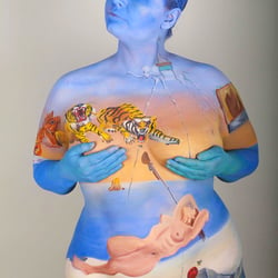 bodypainting.köeln Dali 01