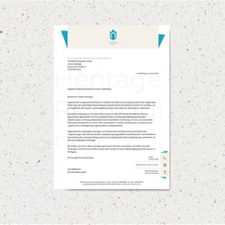 RE:VIVE Estates – Geschäftskorrespondenz im Corporate Design