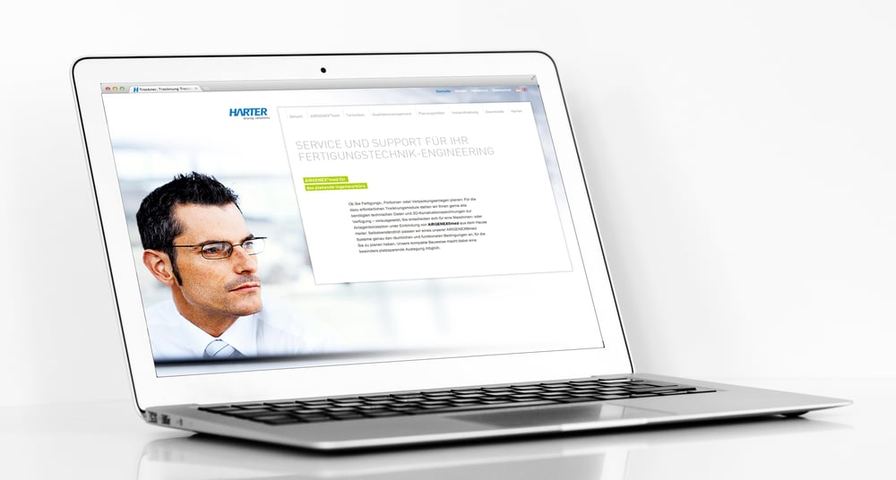 B2B-Website für Trocknungstechnologie