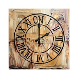 On 2, 100×100cm, Mischtechnik auf Leinwand