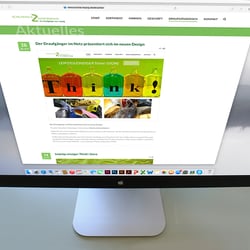 Screendesign für ein Schuhhaus