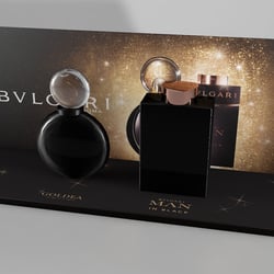 Bulgari Illustration inklusive Flakonnachbau in 3D