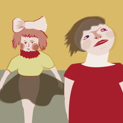 mädch’n. vektorillustration