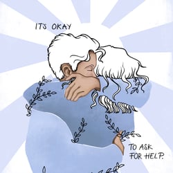 helpful hug.