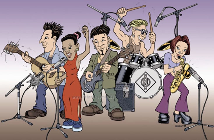 Band / Illustration / Georg Neumann GmbH