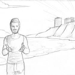 Storyboard Gestaltung gegen Terror