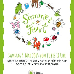 Posterdesign für KITA Sommerfest