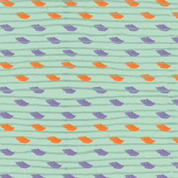 shells and stripes on mint