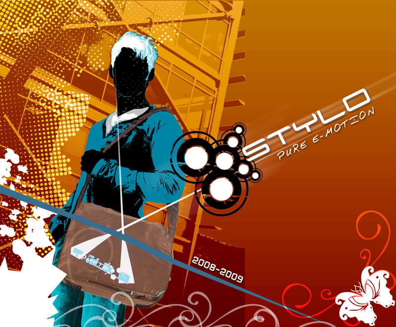 Product Catalog Design for the brand of briefcases Stylo. Customer: Stylo