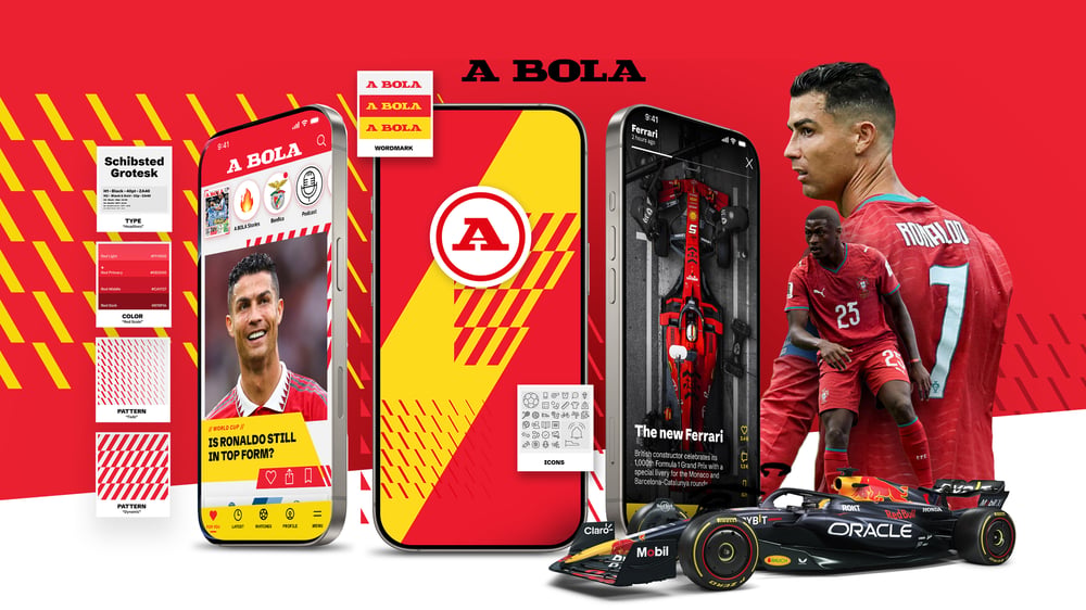 Corporate Design and Digital Product Design of „A Bola“ by international freelance Creative Director Christoph Gey