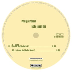 „Ich und Du“ [LP-Aufkleber]