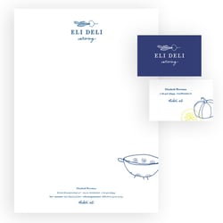 Eli Deli stationary / identity