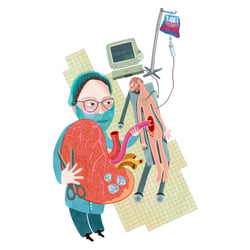 Die erste schwierige Transplantation