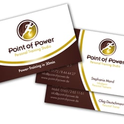 Visitenkarten „Point of Power“