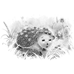 Kinderbuch-Illustration (Bleistift-Stil)