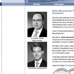 Internetseite Steuerberater
