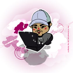 Visionpixel Karikatur für Network Blog