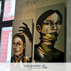 artworks #Carolyn_Mielke Malerei Kunst Portraits paintings