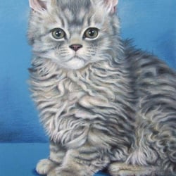 Little Kitten, Pastell