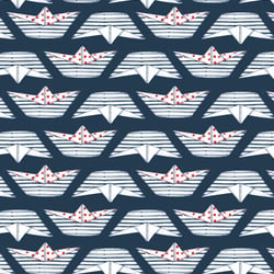 paperboats, dots and stripes