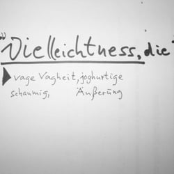 Vielleichtness, die (vage Vagheit, Schaumstofftexte)