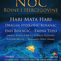 Plakat – Bosnisch Herzegowinische Nacht