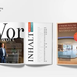 Magazin für ein ***** Sterne Hotel und Klinik