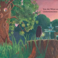 Illustration zu „Piepvögelchen kann nicht schlafen“ von Diana Marossek
