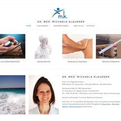 dr. med. michaela klausner. html website.
