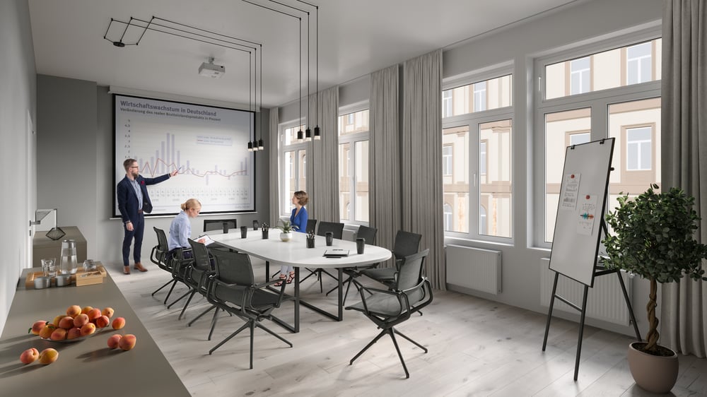Innenvisualisierung: Büro in Frankfurt am Main