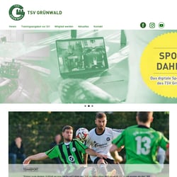 Sport hält fit (Webdesign TSV Grünwald)