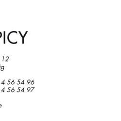 Visitenkarte Spicy