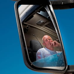 Portrait Lkw-Fahrer AVIA / Keslar